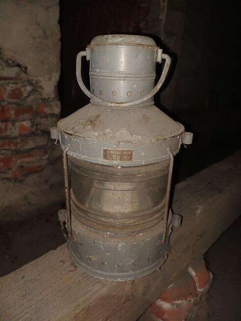 Metalowa Lampa Okrętowa