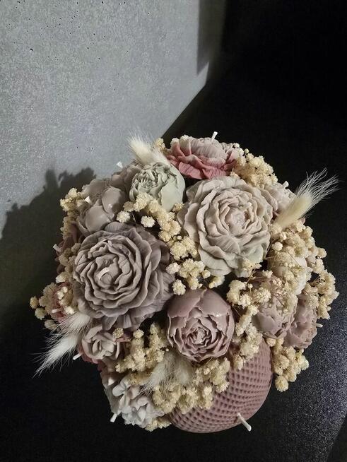 Flowerbox ze świec - prezent idealny