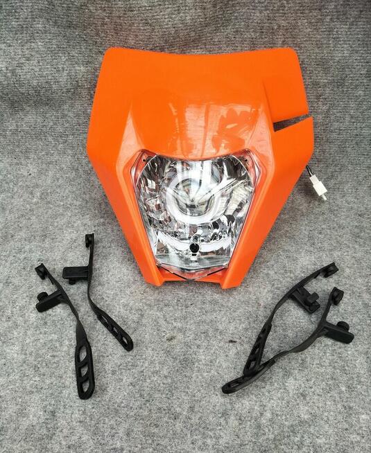 KTM EXC EXCF enduro lampa reflektor LED soczewka