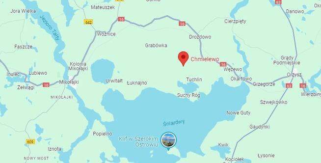 Działka Mazury wydane WZ