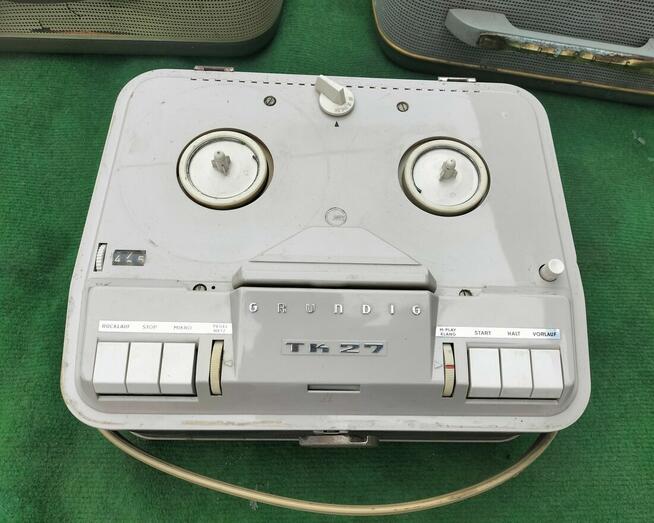 3x magnetofon szpulowy GRUNDIG TK8 TK27 TK30