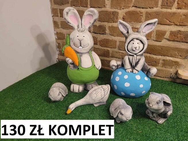 królik wielkanocny na jajku wielkanoc baranek kogut kura