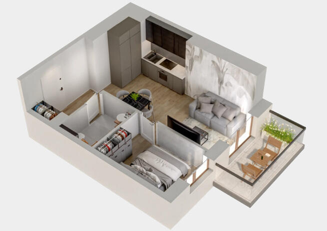 Nowe > 2 pokoje > 36,2 m2