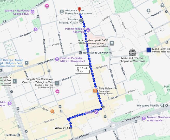 Mieszkanie Warszawa gm. Śródmieście Śródmieście, Krucza