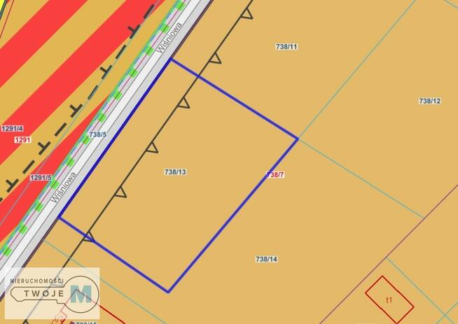 Działka budowlana Miedziana Góra Kostomłoty Pierwsze