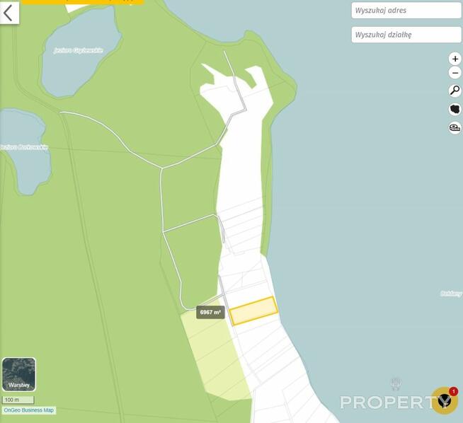 Działka budowlana Iznota gm. Ruciane-Nida Kamień