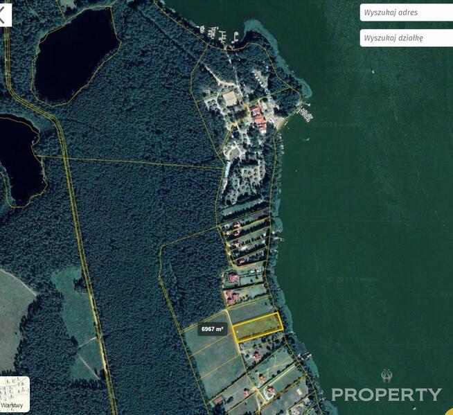 Działka budowlana Iznota gm. Ruciane-Nida Kamień