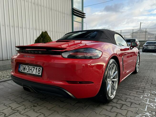 Porsche 718 Boxster 300KM PDK. Guards Red, Wentylacja, BOSE, Pakiet skórzany, PDLS+.
