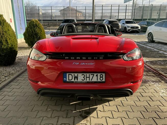 Porsche 718 Boxster 300KM PDK. Guards Red, Wentylacja, BOSE, Pakiet skórzany, PDLS+.