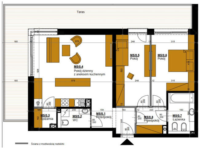 Apartament > 76,50 m2