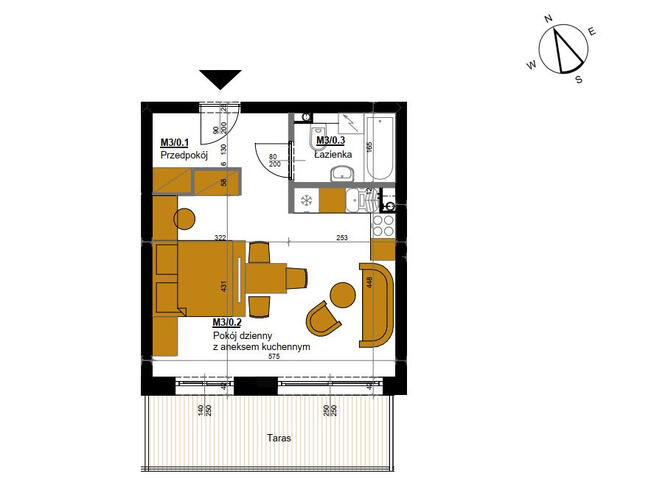 Apartament > 34,20 m2