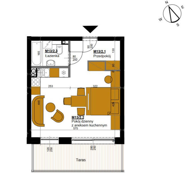 Apartament > 34,20 m2