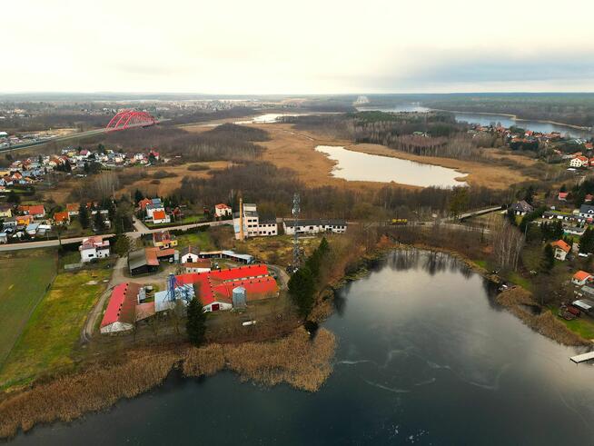 Zabudowane działki, pierwsza linia brzegowa