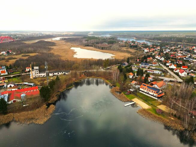 Zabudowane działki, pierwsza linia brzegowa