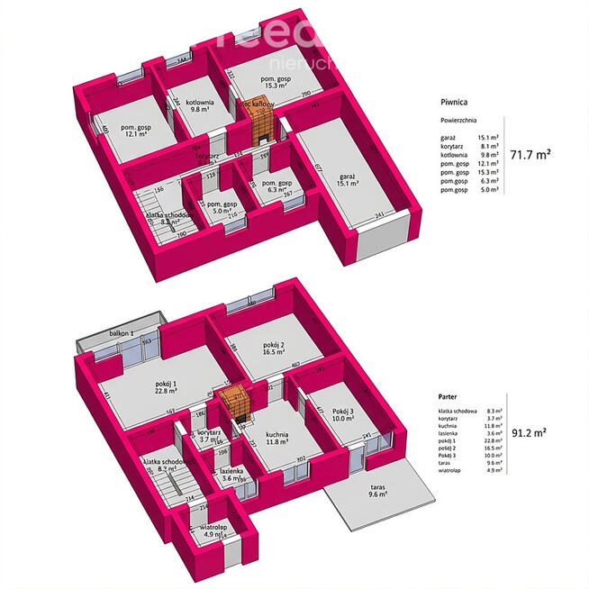 Dom z zabudowaniami gospodarczymi - Lipa