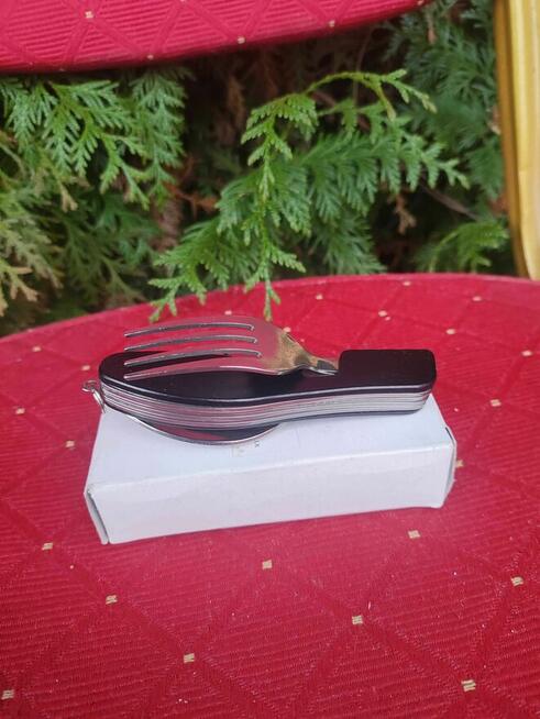 Wielofunkcyjny składany niezbędnik Turystyczny sztućce