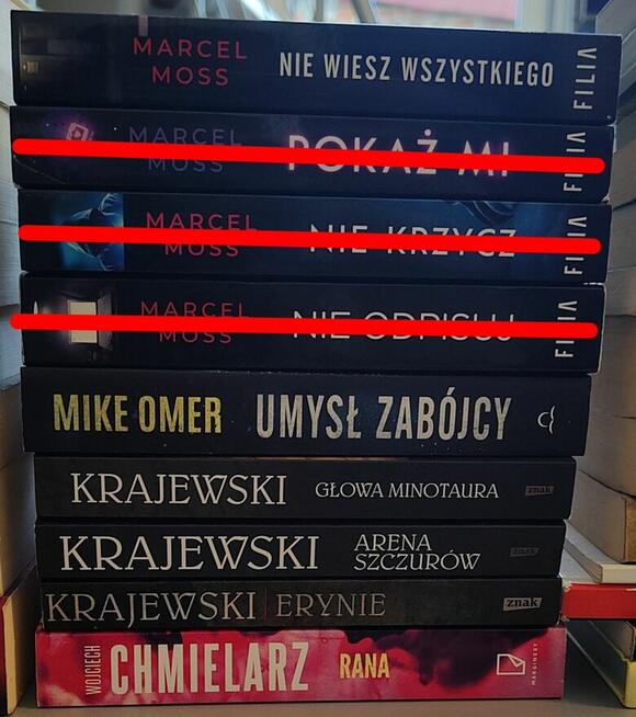 Książki - kryminały, fantasy, science-fiction i inne