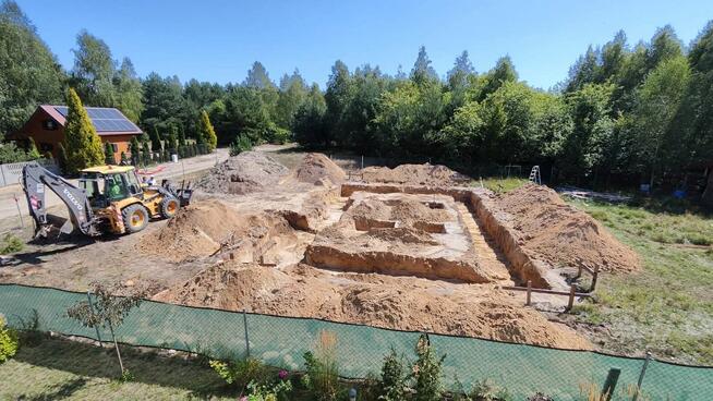 Usługi koparko-ładowarką