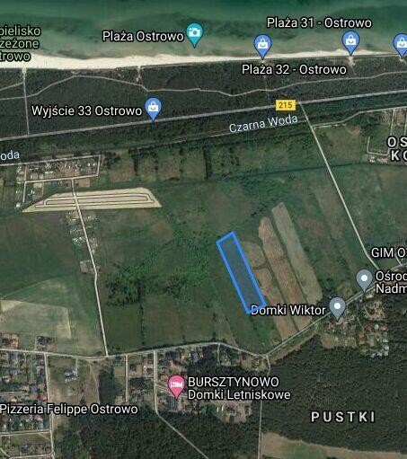 Działka Rolna Ostrowo koło Karwii 3790m2 Ksiega Wieczysta700