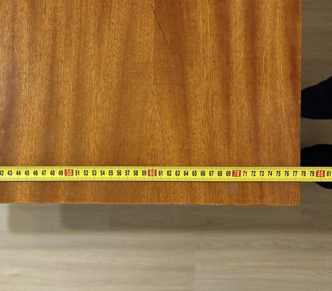 Stół drewniany 77x77 cm. Rozkładany