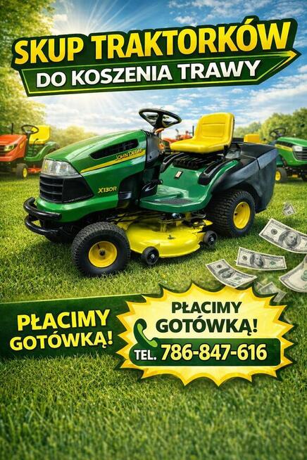 SKUP TRAKTORKÓW SKUP KOSIAREK SKUP TRAKTOREK