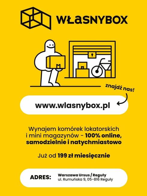 Mini magazyn do wynajęcia 12m2