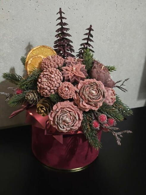 Flowerbox ze świec - prezent idealny