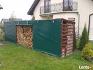 Taras balkon weranda zabudowa plandekowa z szybą - 5