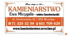 NAGROBKI, KAMIENIARSTWO EWA MICYGAŁA - 7