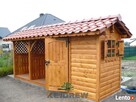 Domek z zamykaną drewutnią + wiata - 7
