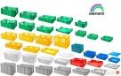 Skrzynki pojemniki magazynowe plastikowe owoce warzywa mięso - 2