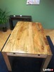 drewniany rozkładany stół nogi proste meble kolonialne mango - 4