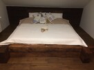 Łóżko rustykalne ciosane pod wymiar - 4