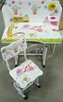 -40% stolik dziecięcy z krzesłem ZESTAW nowy biurko kraina