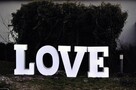 Napis LOVE 120cm led RGB (zmiana kolorów) wynajem - 6