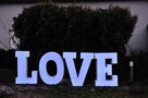 Napis LOVE 120cm led RGB (zmiana kolorów) wynajem - 4