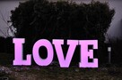 Napis LOVE 120cm led RGB (zmiana kolorów) wynajem - 3