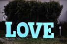 Napis LOVE 120cm led RGB (zmiana kolorów) wynajem - 7