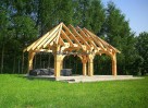 Wiata drewniana altana, garaż, altanka, wiata grillowa, grill - 2