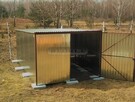 Garaż/schowek blaszany 3,00m x 5,00m BLACHA OCYNKOWANA - 2