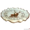 Zegar z porcelany okrągły Jeleń - 2