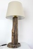 Lampa z drewna z morza - 6