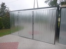 GARAŻ BLASZANY KONSTRUKCJA OCYNKOWANA 3x5 - 6