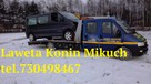 Pomoc drogowa, holowanie samochodów Mikuch laweta Konin