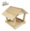 Karmnik dla ptaków Drewniany domek Budka 23x30x23 - 1