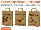 Ekologiczne, papierowe torby firmowe dla przedsiębiorców - 1