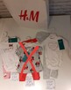 Nowe H&M komplety 50 56 dla dziewczynki body legi czapka - 1