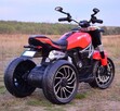 MOTOR 3 KOŁOWY Motocykl na akumulator SKÓRA dźwięki usd mp3 - 4