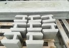 płyta betonowa pod siatkę panel Łask Łódzkie podmurówka 25cm - 2