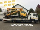 Transport maszyn rolniczych budowlanych / Laweta 4t 5t 6t 7t - 1